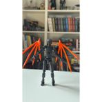 Moifugyia Lucky 13 Aksiyon Figürü Robot Oyuncak 13 cm Siyah ve Yarasa Kanat