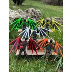 Moifugyia Lucky 13 Aksiyon Figürü Robot Oyuncak 13CM 5'li Set-Yarasa Kanat