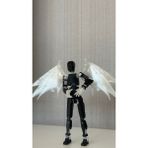 Moifugyia Lucky 13 Aksiyon Figürü Robot Oyuncak 13CM Siyah Şeffaf ve Şeffaf Yarasa Kanat Seti