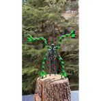 moifugyia Lucky 13 Aksiyon Figürü Robot Oyuncak 13cm Siyah ve Yeşil Mekanik Kol Eklenti Seti