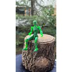 moifugyia Lucky 13 Aksiyon Figürü Robot Oyuncak 13cm Yeşil Yeşil