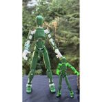 Moifugyia Lucky 13 Oynar Eklemli Robot Figür 2li Dev Lucky 13 ve Lucky 13 Seti Yeşil