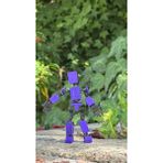 Moifugyia Mini 13 Aksiyon Figürü Robot Oyuncak 8cm Mor
