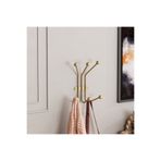 MOİRA Altın Gold,Dekoratif Metal Duvar Askısı Modern Tasarım Antre Banyo Hol Portmanto Askılığı,AMT-007-A