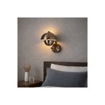 MOİRA Dekor Metal E/14 Duylu Eskitme Aplik Modern Salon Yatak Odası Duvar Lambası,EYLUL-15683-A