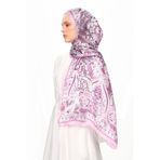 MOISCARF ROYAL TANGLE Refined Jan Jan Etnik Desenli Şal Pembe