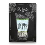 Mojito Kokteyl Tarifi Tablosu - 40x60cm