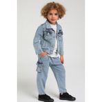 Mojo Erkek Bebek Denim Ceket 22248 Kot Mavi - 18 - 24 Ay