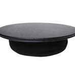 MOJO-HOME MOJO Beanbag Ergonomik Fare Altlığı - Kanepe, Yatak, Tur, Kanepe ve Başka Her Yerde İçin Rahat Mouse Pad (Siyah Deri)