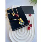 Mojo Jewellery Dünyam Sensin Ve Nar Tanem Kolye Kombinasyonu 2 Harfli