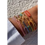 Mojo Jewellery Kırmızı İp Bileklik – Ataç Zincir Detaylı, Şans Ve Stil Simgesi, Ayarlanabilir Unisex Tasarım
