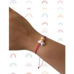 Mojo Jewellery Murano Cam Unicorn Bileklik | Ayarlanabilir Asansörlü İp Bileklik | El Yapımı Renkli Kadın Bilekliği