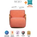 Mojo Soho Twist Dönen Ayaklı Çocuk Koltuğu Mercan - Nar Çiçeği