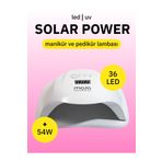 MOJO Sunx 54w Profesyonel Led Uv Tırnak Kurutucu – Kalıcı Oje & Jel Için Otomatik Sensörlü Lamba