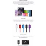 Mojue 3DK33 1 m Siyah Micro USB Kablosu