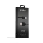Mojue Lightning Siyah Şarj ve Veri Aktarım Kablosu