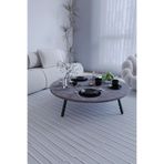 moka park avm Kozalak Yuvarlak Katlanabilir Ayaklı Yer Sofrası Mutfak Masası60 cm