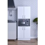 moka park avm Nisan Çok Amaçlı Kapaklı Şık Mikrodalga Fırın Dolabı Beyaz