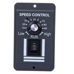 Mokernali DC Motor Hız Kontrol Cihazı, DC12V-60V Ayarlanabilir Hız Endüstriyel DC Motor Hız Düzenlemesi Için Anahtar Kontrol Motoru Ile Ayarlanabilir Hız, DC Fan