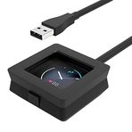 MoKo Fitbit Blaze Ladegeaert – şarj istasyonu Charger yanaşma aygıtı Charging platform Adapter Micro USB kablosu Fitbit Blaze Smart Fitness Kol saati için, siyah