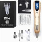 Mole Plexr Pen Gold-Plazma Kalem Seti, Kablosuz Şarj, 10 Iğne, 3 Kartuş - Standart