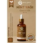 MOLENA BİTKİSEL Hint Yağı 50 ml – %100 Saf Soğuk Sıkım, Saç Güçlendirici ve Cilt Nemlendirici Bakım Yağı