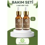 Molena Bitkisel Hint Yağı Bakım Seti 2X20 ml – %100 Saf Soğuk Sıkım Saç Kaş Kirpik Güçlendirici Nemlendirici Saç ve Cilt Bakım Yağı