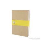 Moleskine Cahier 3'Lü Defter XL Boy Kareli Kraft - XL (19 x 25 cm)