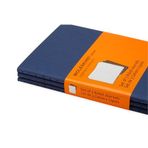 Moleskine CH211 Cahier Mavi Çizgili Cep Boy 3'lü Defter