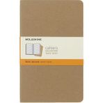 Moleskine Chaier Çizgili L Boy 13x21 cm 80 Sayfa Kraft 3'lü Günlük Defter
