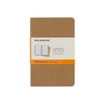 Moleskine Çizgili Cahier Not Defteri 3’lü Set Cep Boy Kraft Kahve