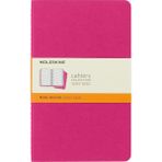 Moleskine Çizgili Cahier Not Defteri 3'lü Set L Boy Kinetik Pembe - Ana Renkler
