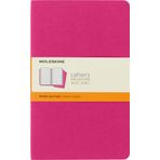 Moleskine Çizgili Cahier Not Defteri 3'Lü Set L Boy Kinetik Pembe