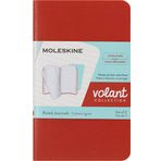 Moleskine Çizgili Volant Not Defteri 2'Li Set Xs Boy Turuncu + Aqua Mavi
