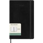 Moleskine Haftalık planlayıcı, 12 ay 2025 için notlar için yer sunan haftalık planlayıcı, yumuşak kapak ve elastik kilit, renk siyah, büyük format 13 x 21 cm