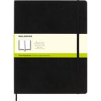 Moleskine - Klasik boş not defteri – Yumuşak kapaklı ve elastik kilitli not defteri – Ölçüler XXL 21,6 x 27,9 cm – Renk siyah, 192 sayfa