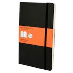 Moleskine Klasik Büyük Boy Yumuşak Kapak Çizgili Siyah Defter