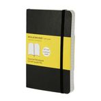 Moleskine Klasik Cep Boy Sert Kapak Çizgili Siyah Defter