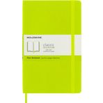 Moleskine - Klasik not defteri, boş sayfalar, yumuşak kapak ve elastik kilit, boyut 13 x 21 cm, limon yeşili, 240 sayfa