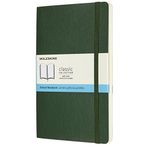 Moleskine klasik not defteri (nokta ızgaralı, yumuşak kapak, elastik kilitleme bantlı, boyut A5 13 x 21, 192 sayfa) myrte yeşili