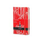 Moleskine LECOMM710F Kırmızı Limited Edition Coca Cola Çizgili Cep Defter