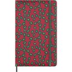 Moleskine Mantero'dan Not Defteri, Italyan Ipekli Sert Kapak, Çizgili Sayfalar Elastik Kilitli, Kutulu, Büyük - Standart