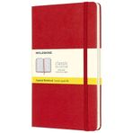 Moleskine QP061R Kırmızı 240 Sayfa Kareli Sert Kapaklı Defter