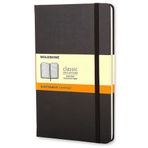Moleskine QP611 Siyah Çizgili Cep Boy Yumuşak Kapaklı Defter