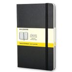 Moleskine Sert Kapak Kareli Cep Boy 9x14 cm 192 Sayfa Siyah Defter