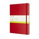 Moleskine U274573 XL Kırmızı Düz Defter