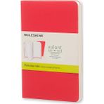 Moleskine Volant 2'Li Defter Cep Boy Düz Scarlet Red Qp713F14F2F - 9 x 14 cm