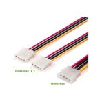 Molex Power Çoklayıcı Kablo Molex Ide Power Çoklayıcı 18Awg 4Pin