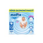Molfix 3 Numara Midi 108'li 2 Adet Bebek Bezi