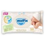 Molfix 50 Yaprak Pamuklu Yeni Doğan Islak Havlu